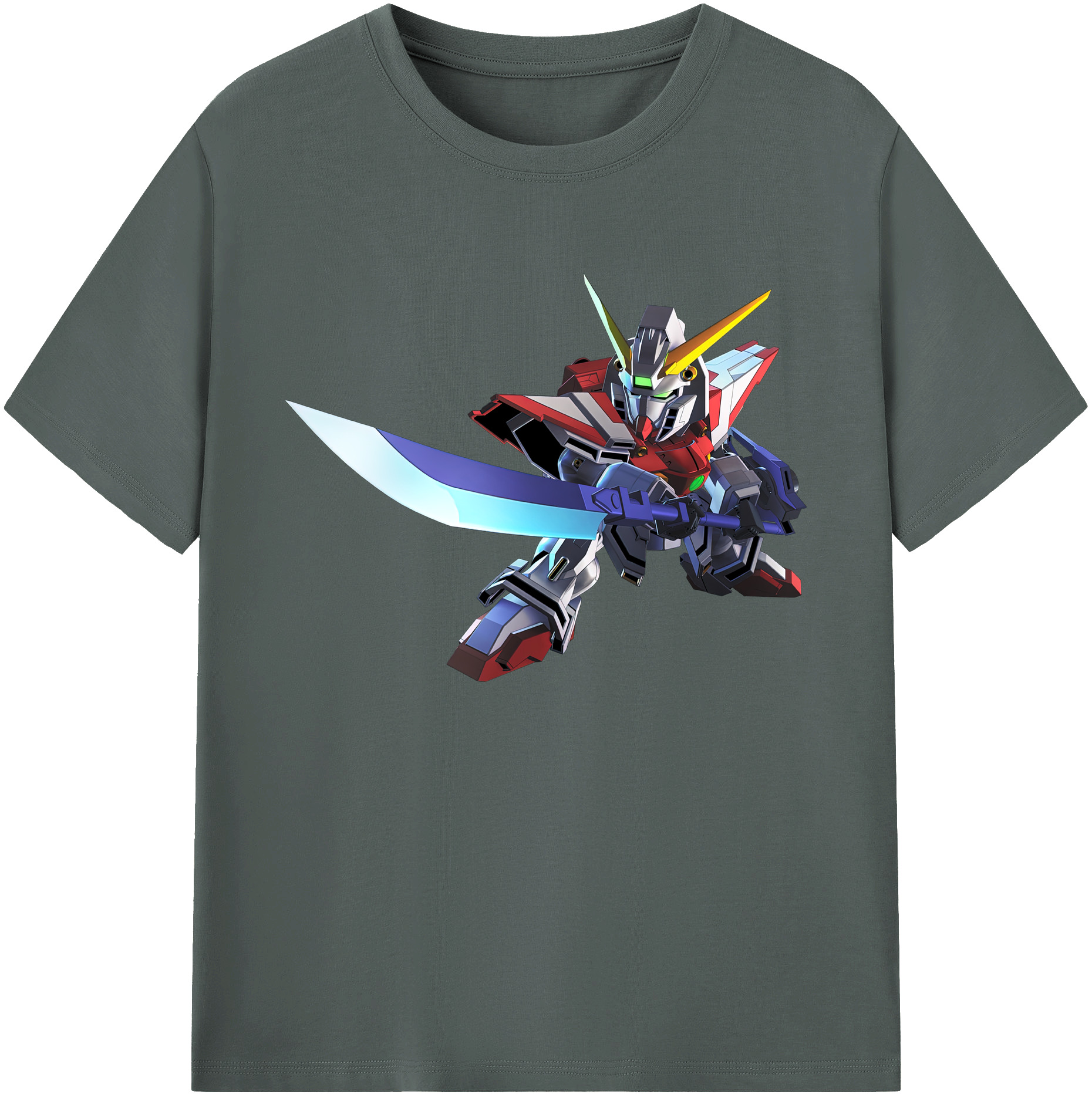 （画像用） 機動戦士ガンダム Mobile Suit Gundam 綿100％ メンズ半袖Tシャツ｜肌触りやわらか＆通気性
